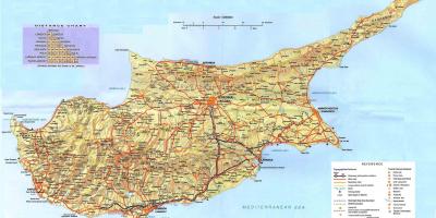 Kipras valsts pasaules kartē