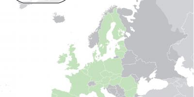 Eiropas karte rāda, Kipra