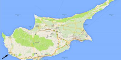 Karti Kipras rāda lidostas