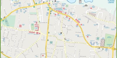 Karte ziemeļu Kipra kyrenia